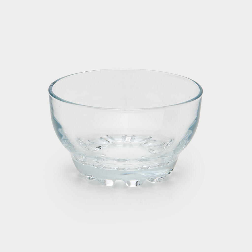 TAÇA SOBREMESA VIDRO PÉ GOMADO