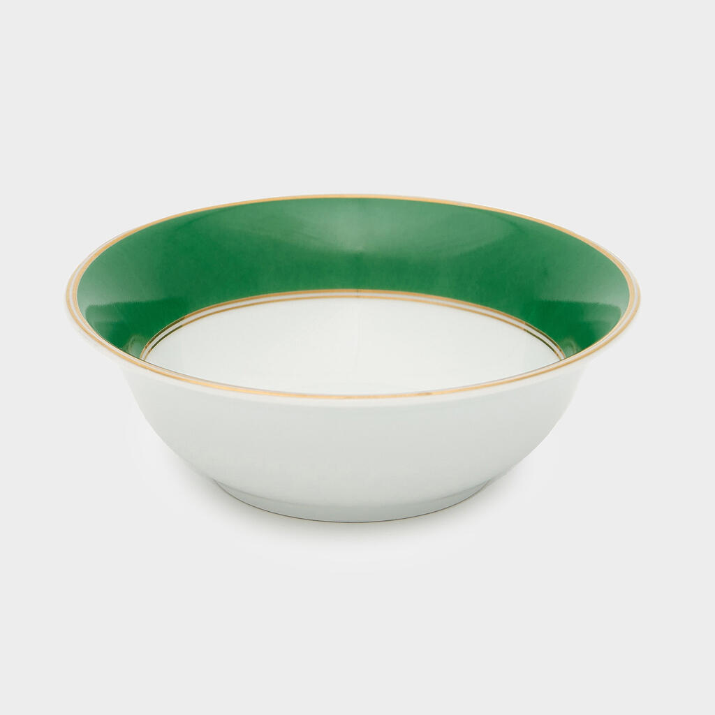 TIGELA ESMERALDA FILETE OURO