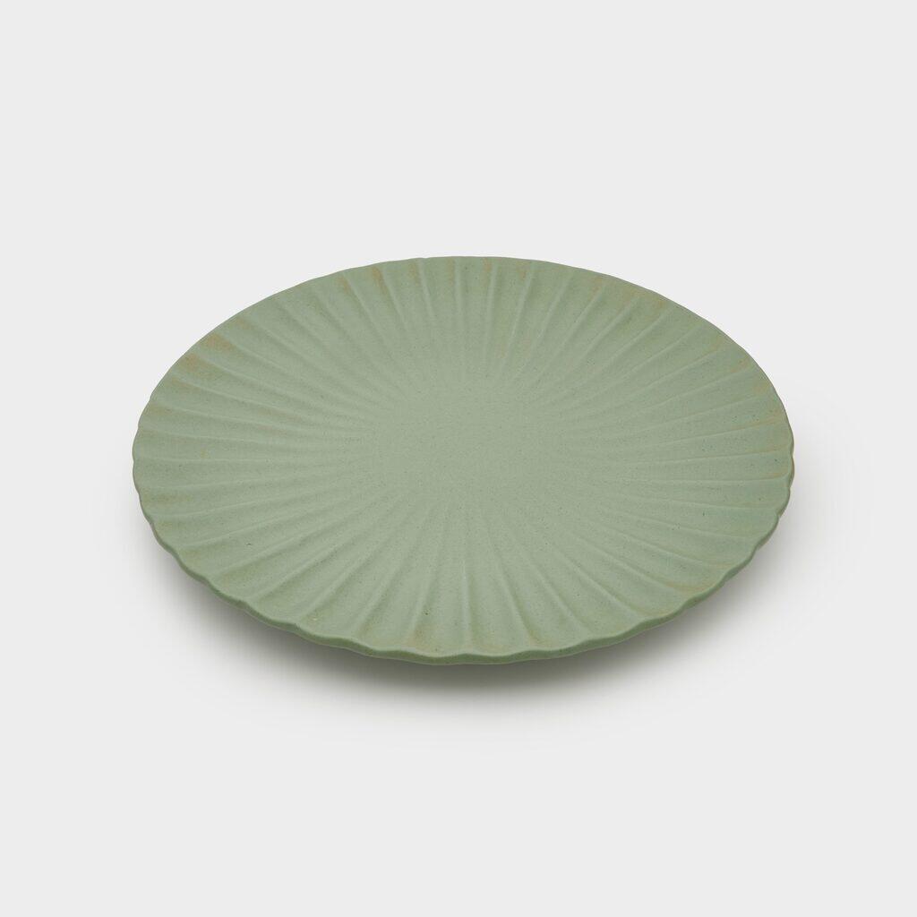 TRAVESSA CERÂMICA CELADON CANELADA 52CM