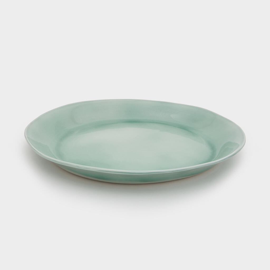TRAVESSA OVAL CERÂMICA R.V. CELADON BORDA