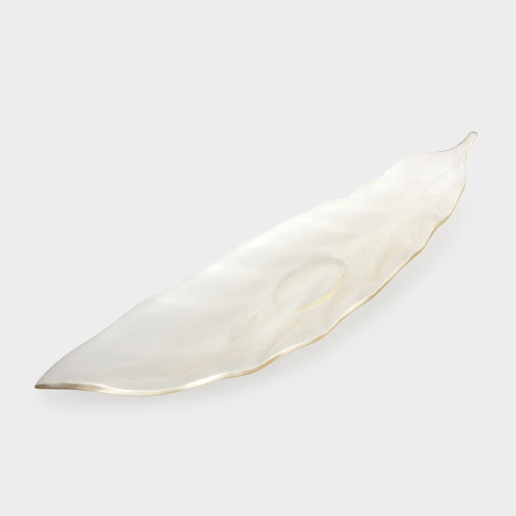 TRAVESSA CANOA ACRÍLICO TRANSPARENTE FOLHA