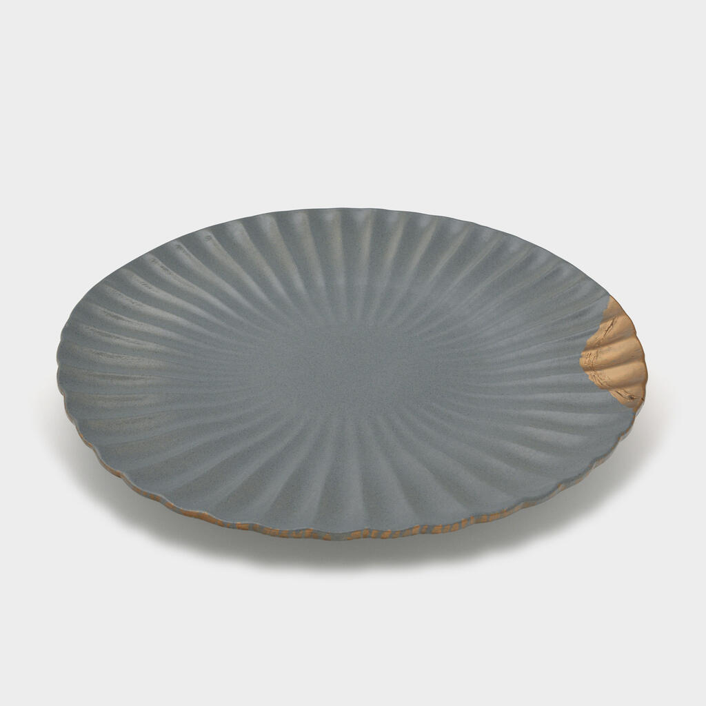 TRAVESSA N.O CINZA CANELADA PONTO DOURADO