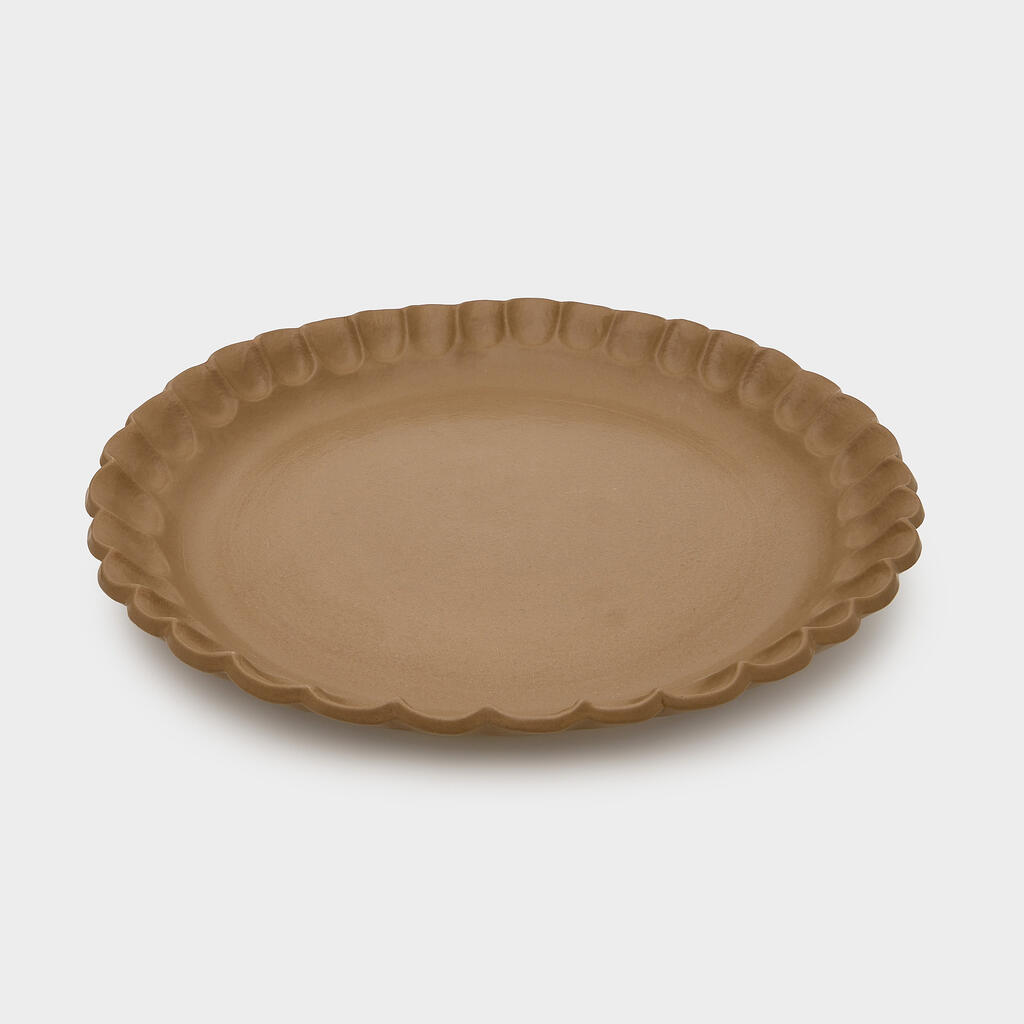 TRAVESSA CERÂMICA CHARUTO ONDULADA