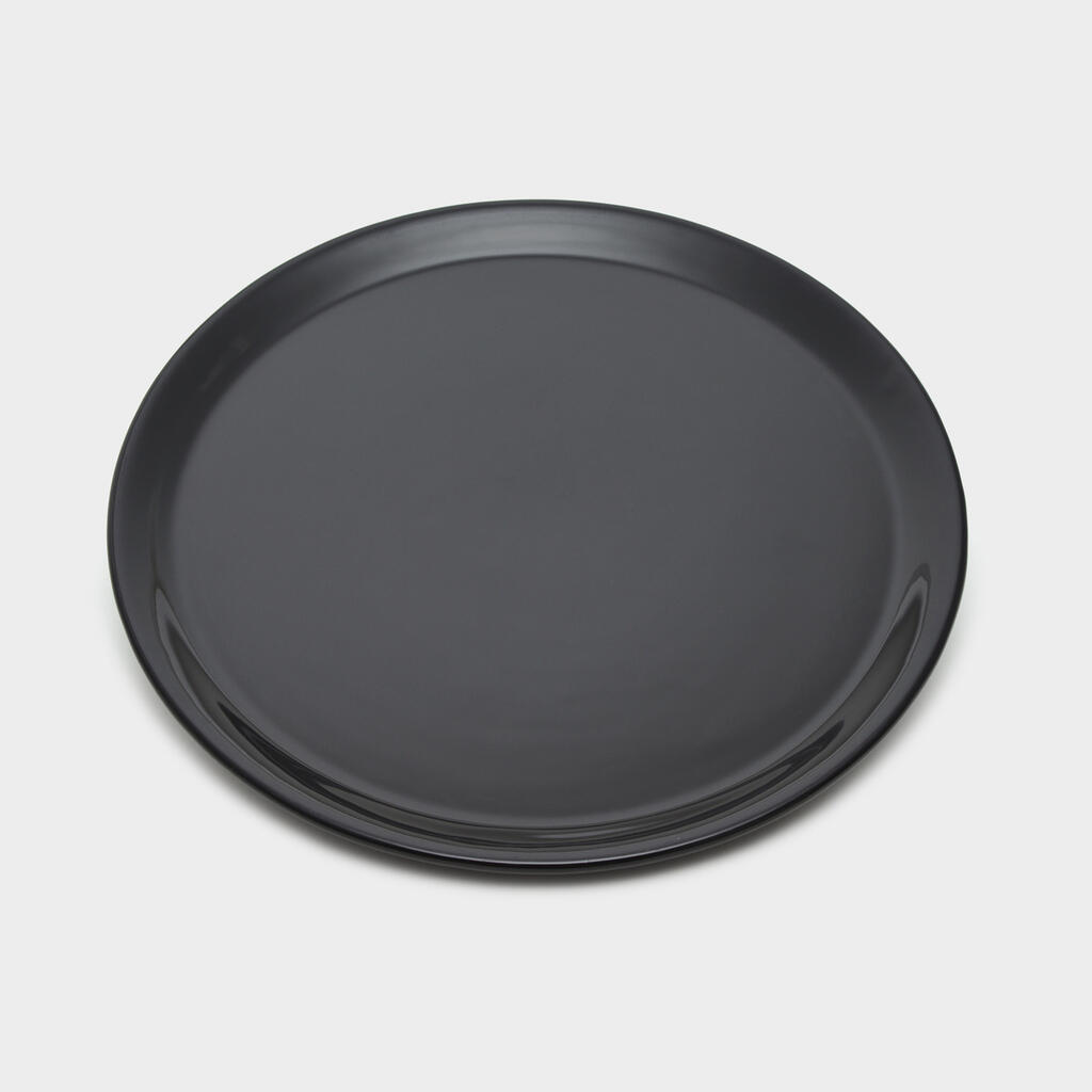 TRAVESSA REDONDA CERÂMICA PRETO