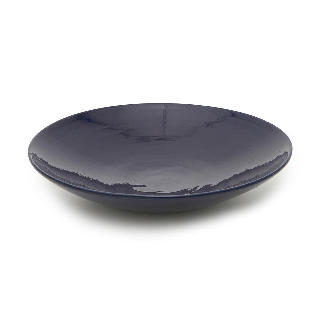 TRAVESSA REDONDA CERÂMICA COBALTO