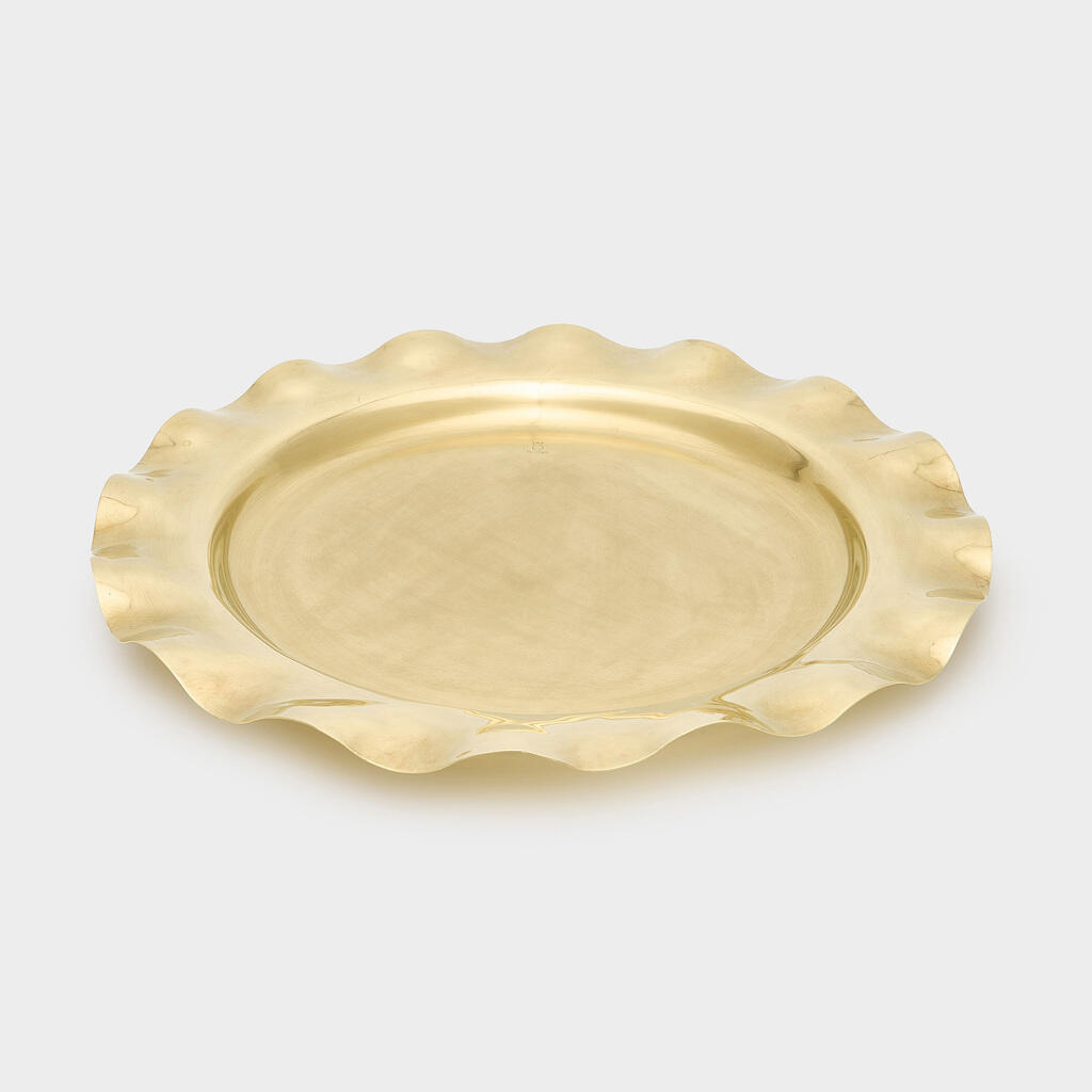 TRAVESSA REDONDA DOURADA BABADO