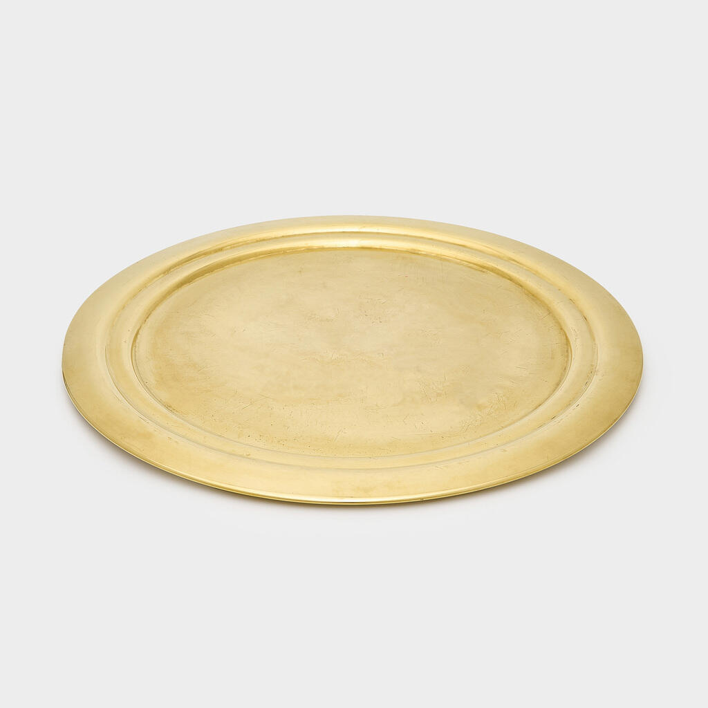 TRAVESSA REDONDA DOURADA BORDA DUPLA