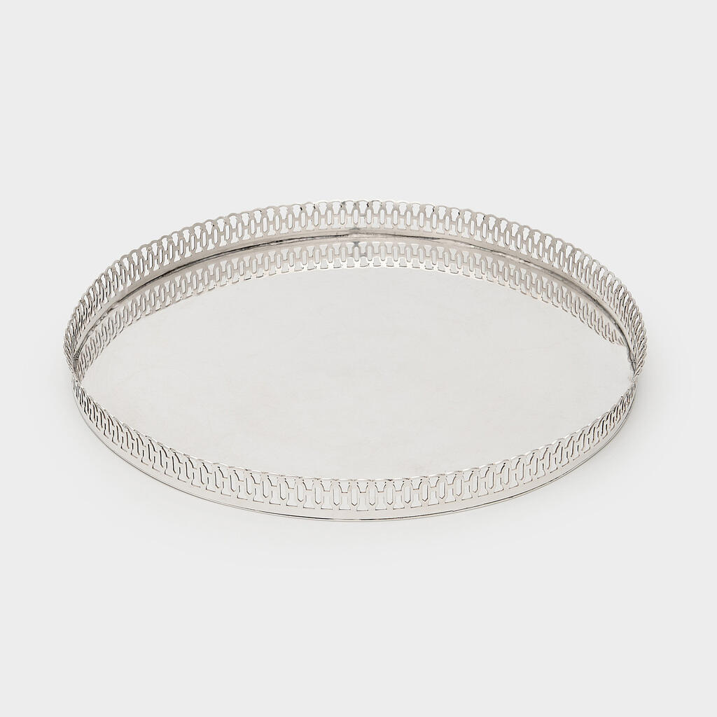 BANDEJA REDONDA PRATA GRADE