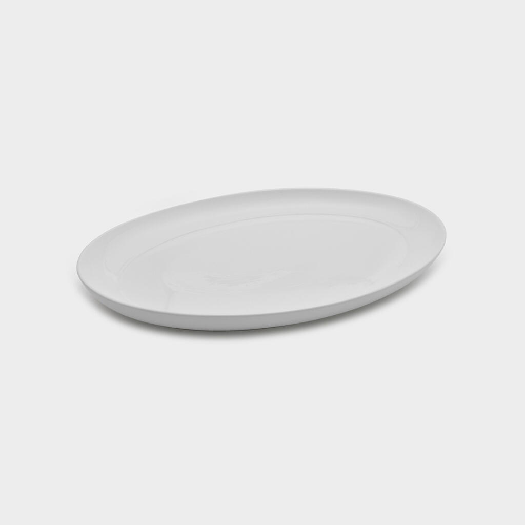 TRAVESSA OVAL PORCELANA BRANCO