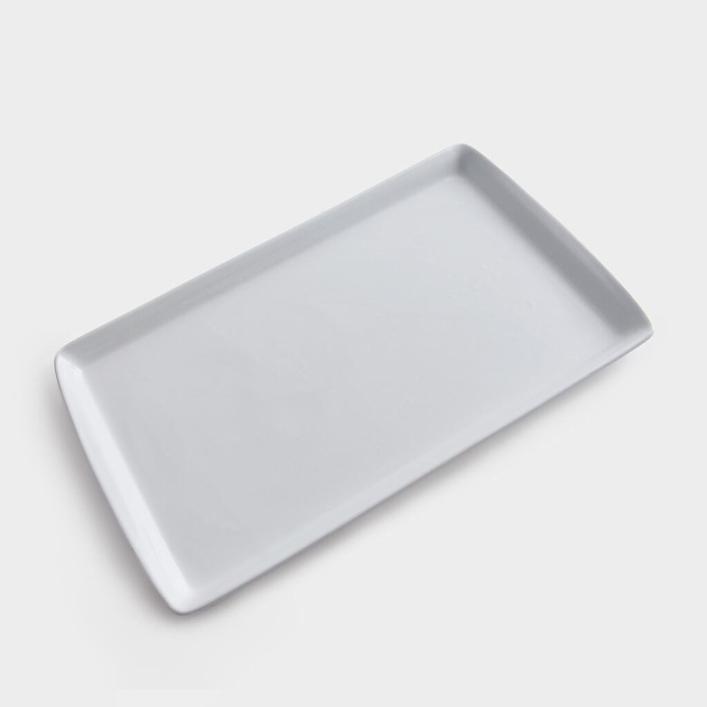 TRAVESSA RETANGULAR PORCELANA BRANCO
