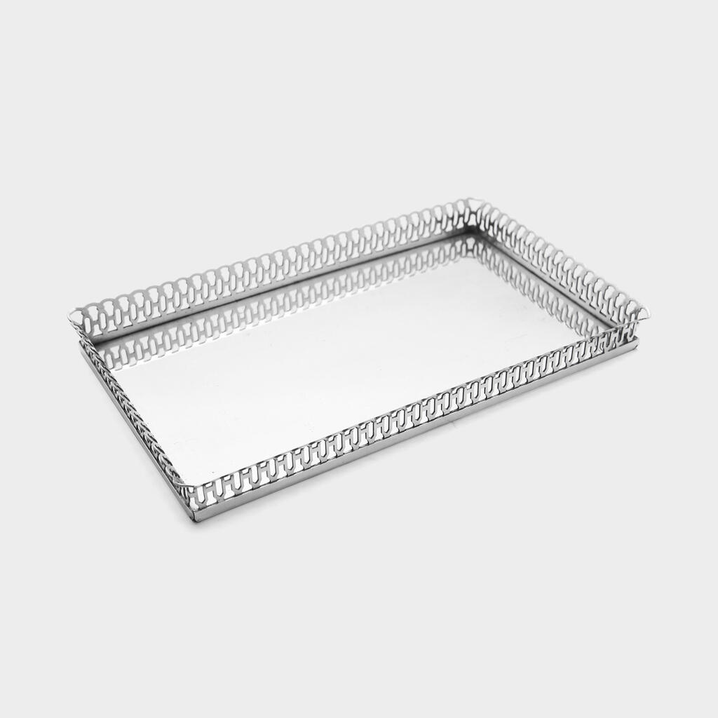 BANDEJA RETANGULAR PRATA GRADE