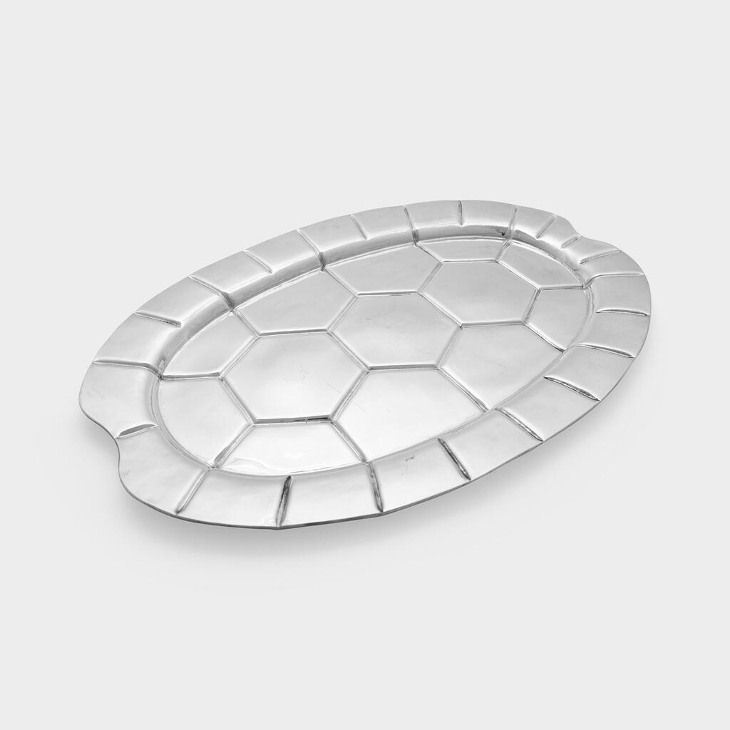 TRAVESSA PRATA CASCO TARTARUGA