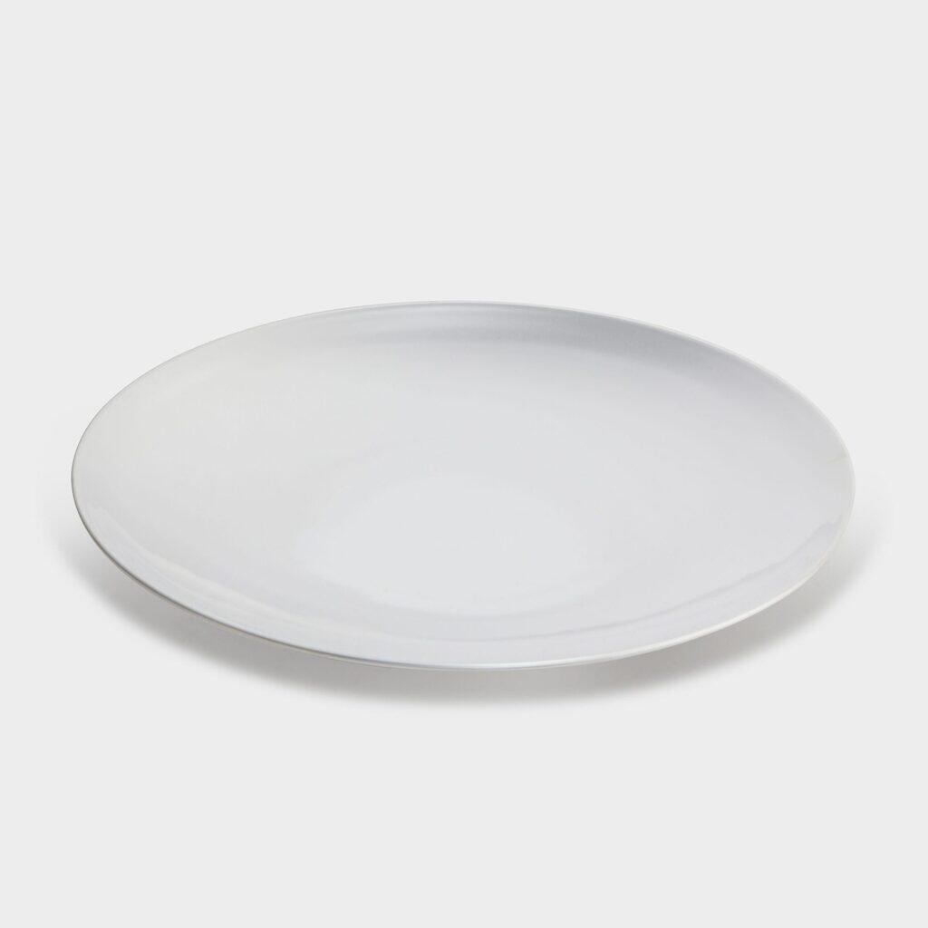 TRAVESSA REDONDA RASA PRATA LISA