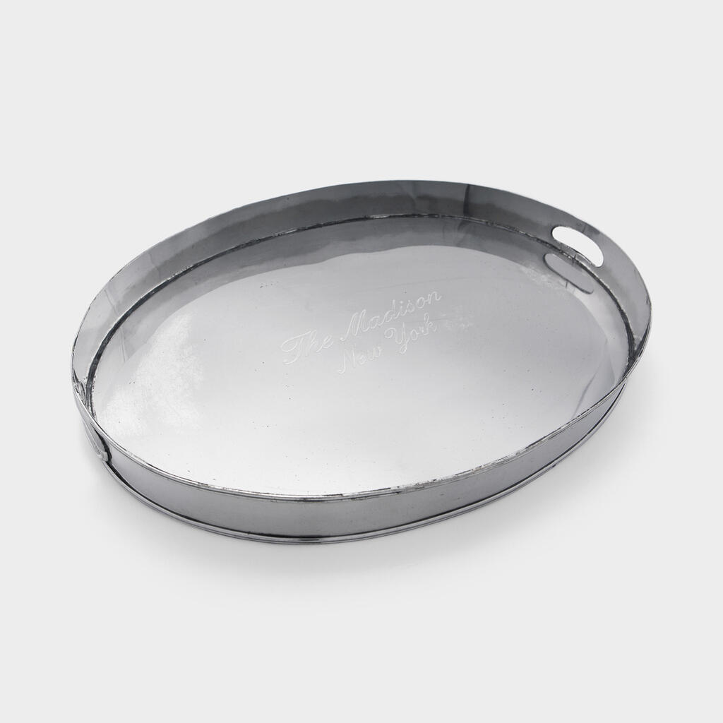 BANDEJA OVAL PRATA INDI NY