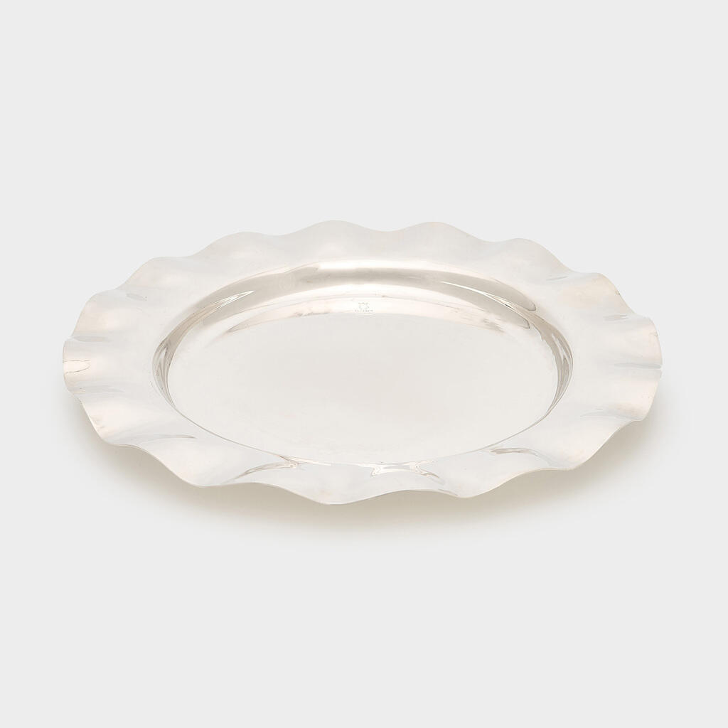 TRAVESSA REDONDA PRATA BABADO