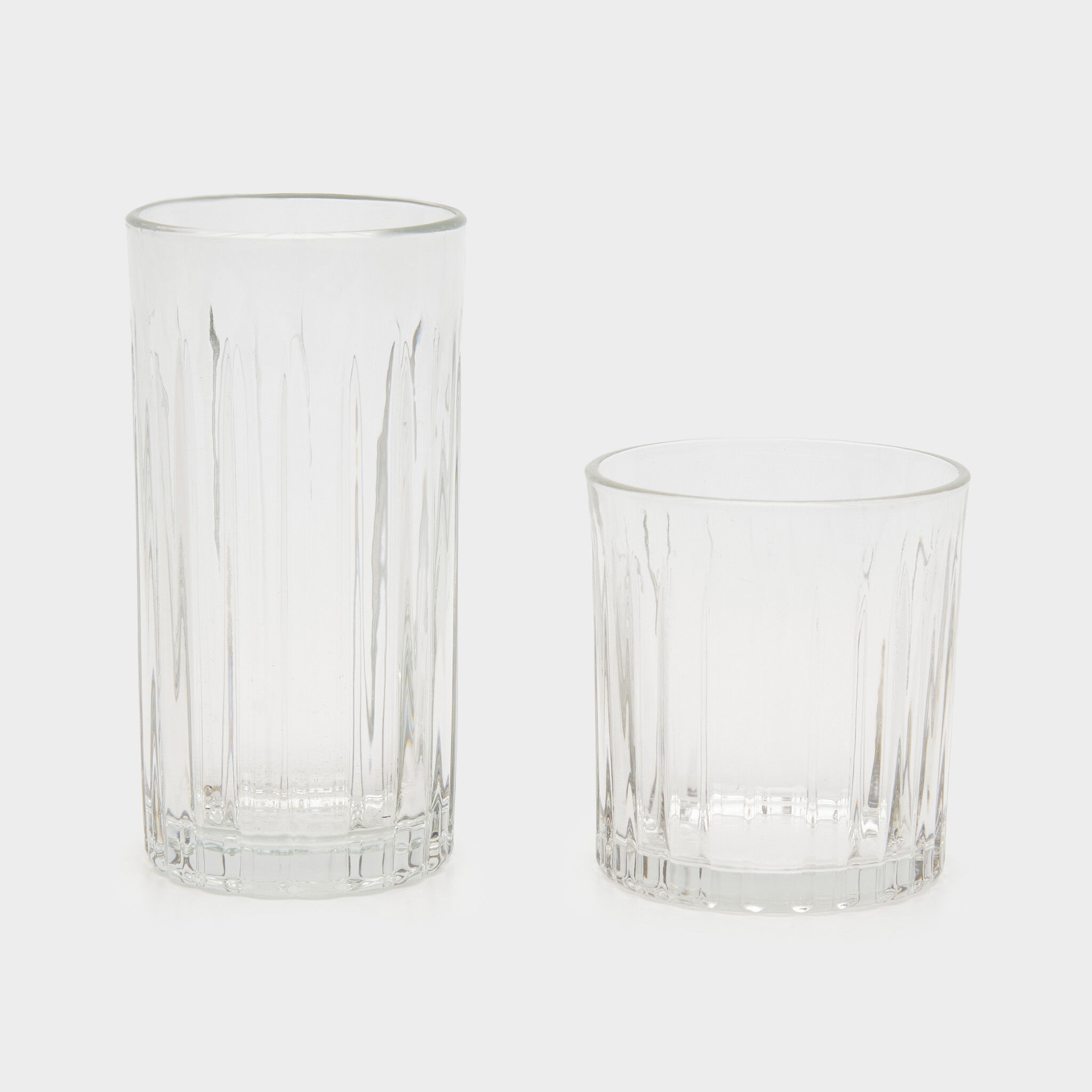 COPO VIDRO CANELADO WHISKY BAIXO