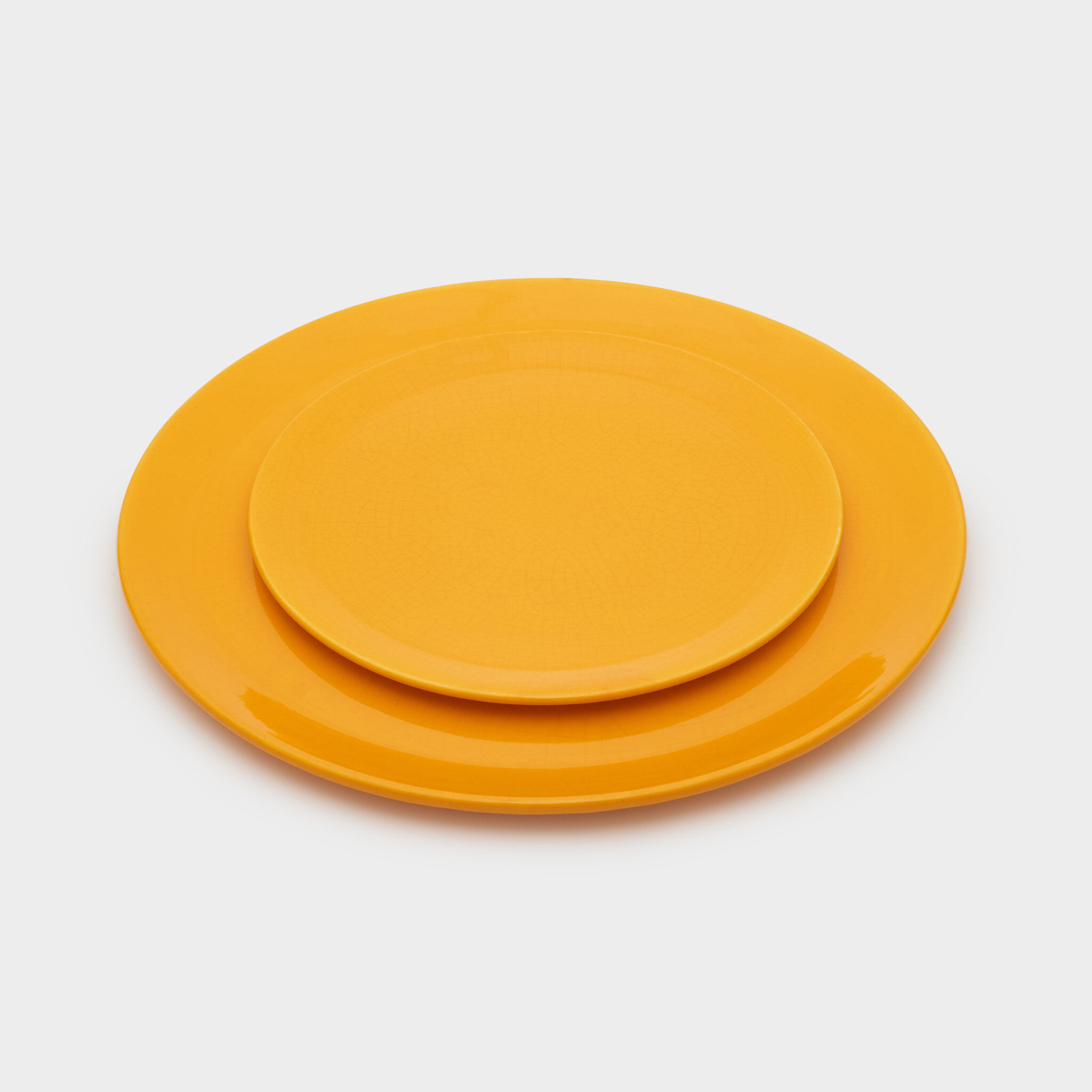 PRATO CERÂMICA AMARELO