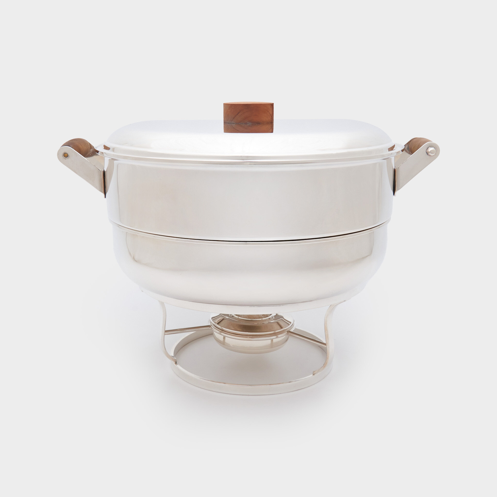 CAÇAROLA PRATA S.J. ALÇA MADEIRA 10l -