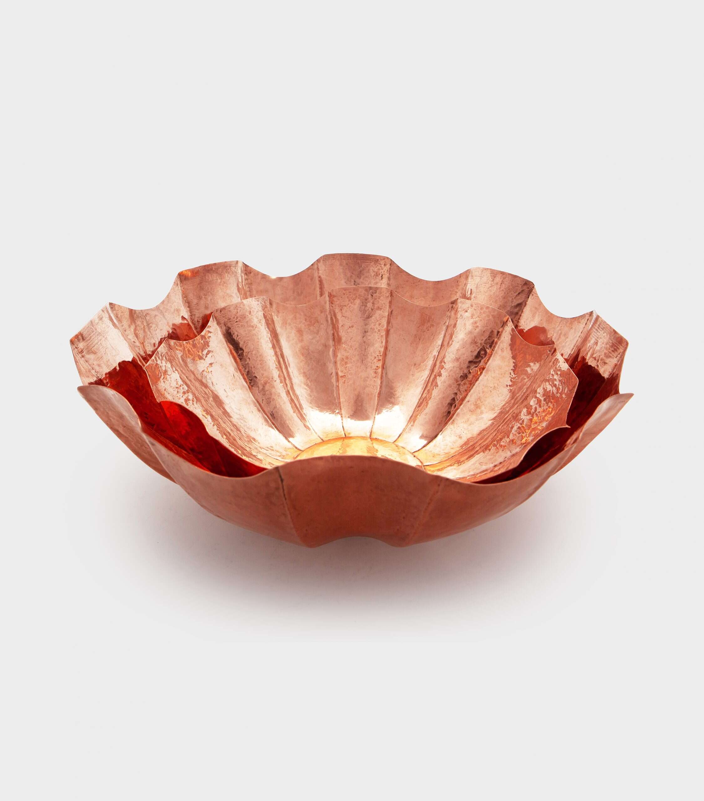 CENTRO REDONDO COBRE MACHETADO PONTAS