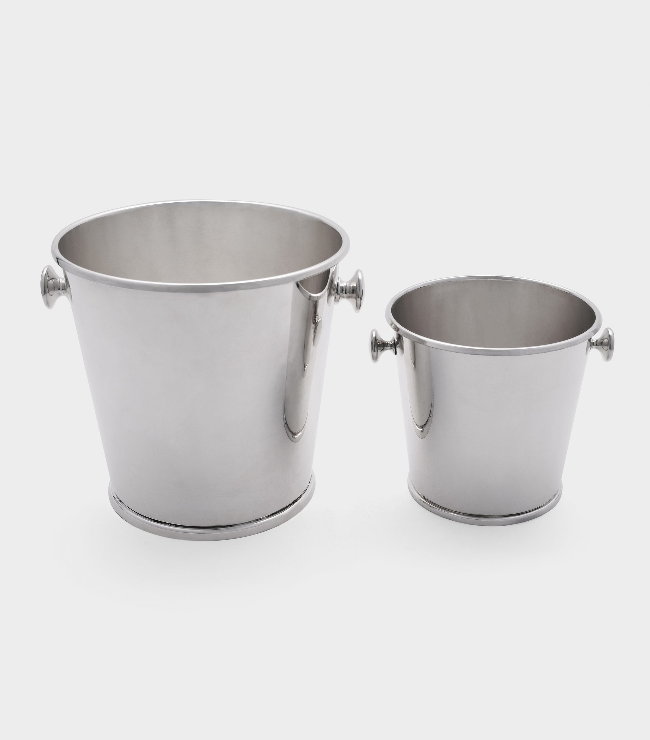 BALDE CHAMPANHE PRATA 1 GARRAFAÃO BOTÃO