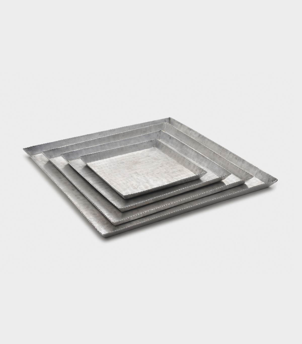 BANDEJA QUADRADA ALUMÍNIO