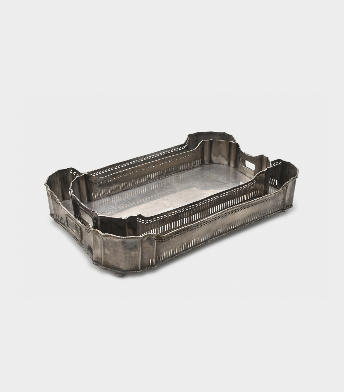 BANDEJA RETANGULAR ESTANHO GRADE