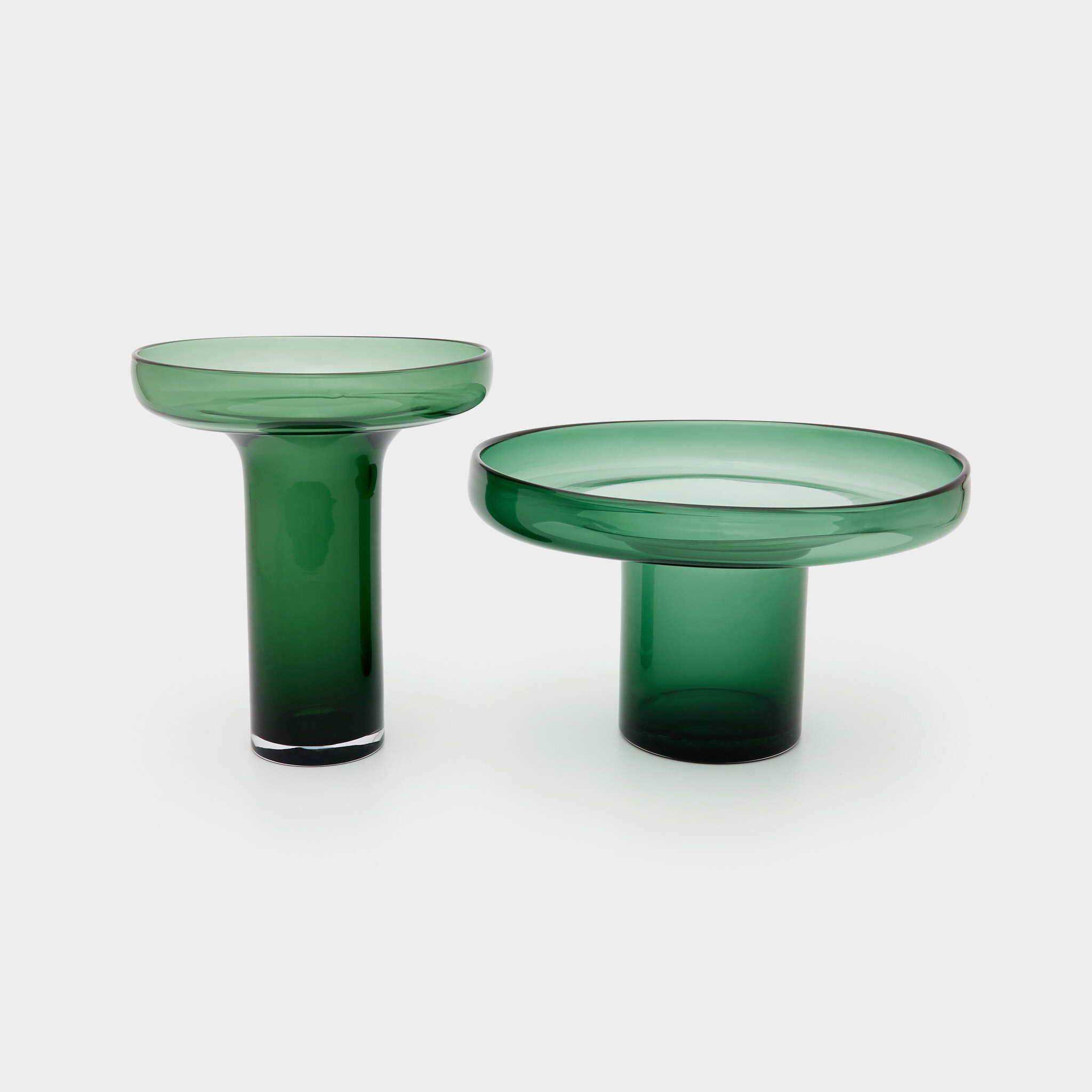 FRUTEIRA VAZADO VIDRO VERDE ALTO