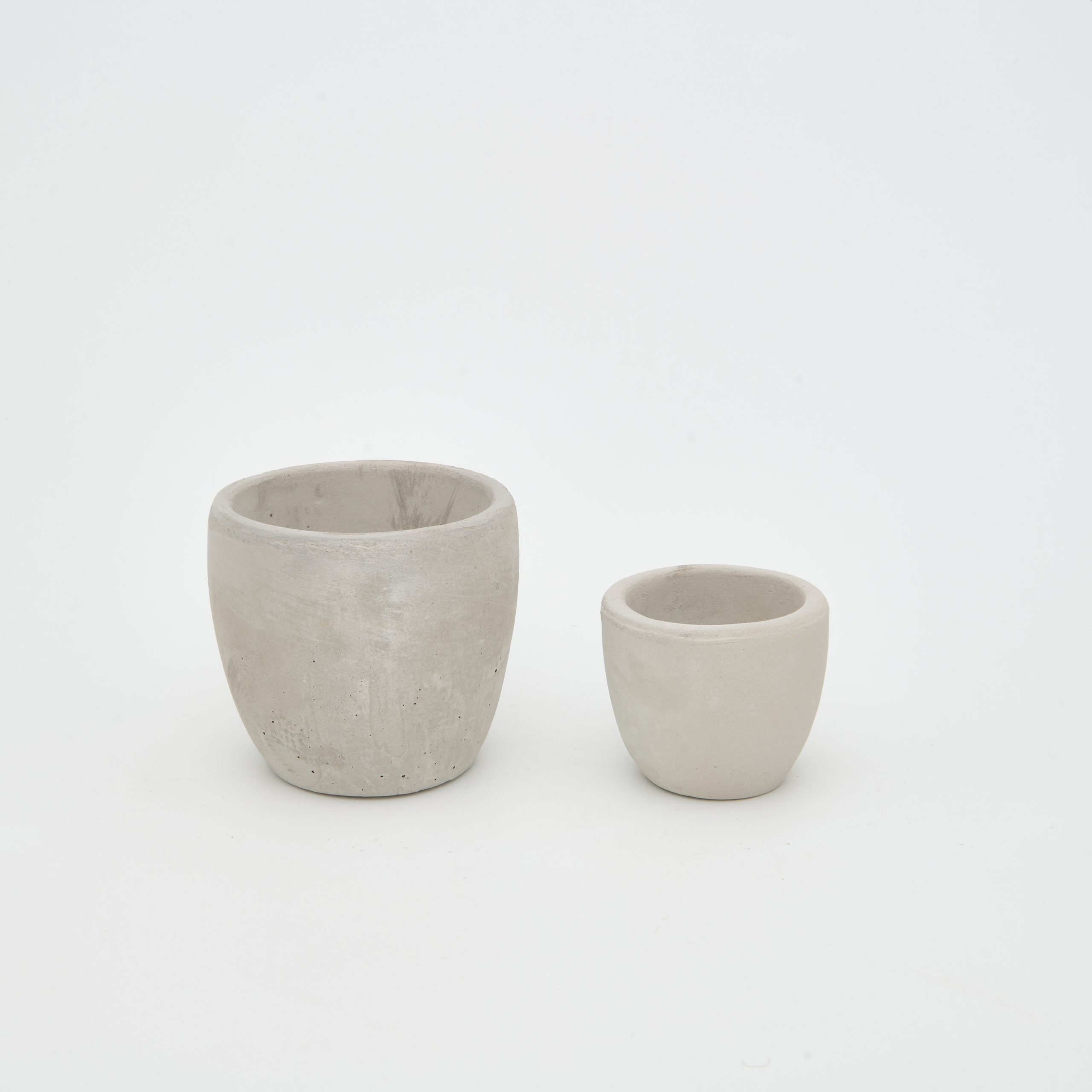 VASO CERÂMICA CINZA FOSCO