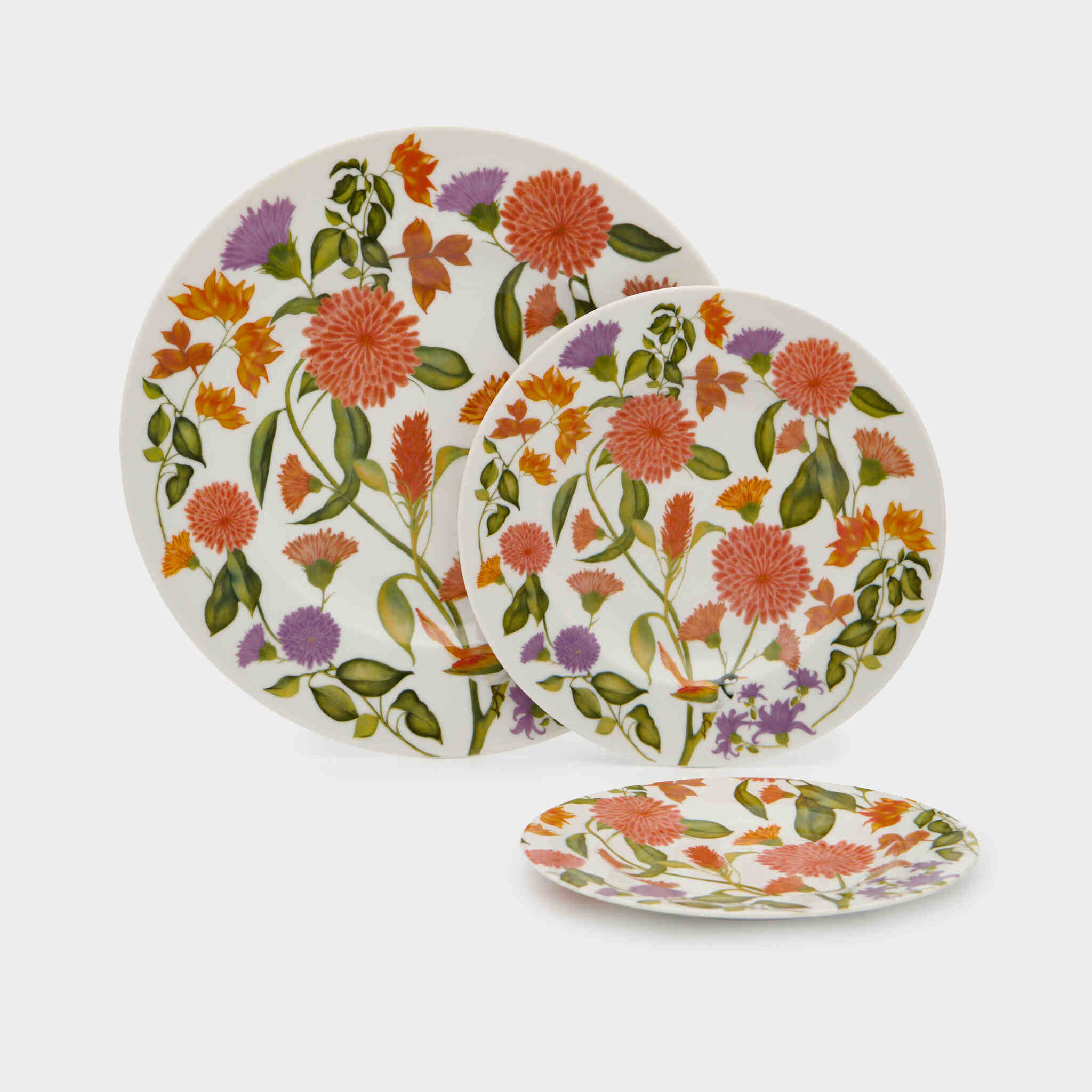 PRATOS PÃO PRIMAVERA FLORAL