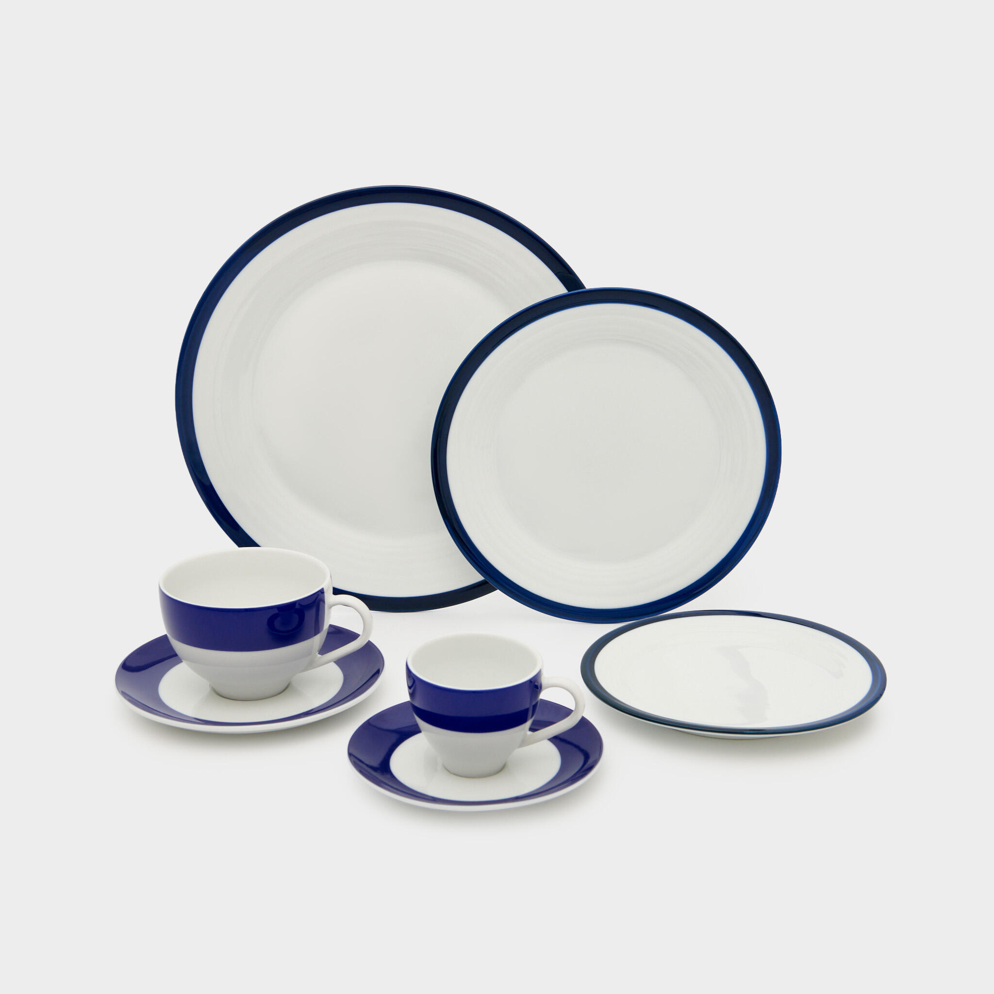 PRATO PÃO FILETE AZUL