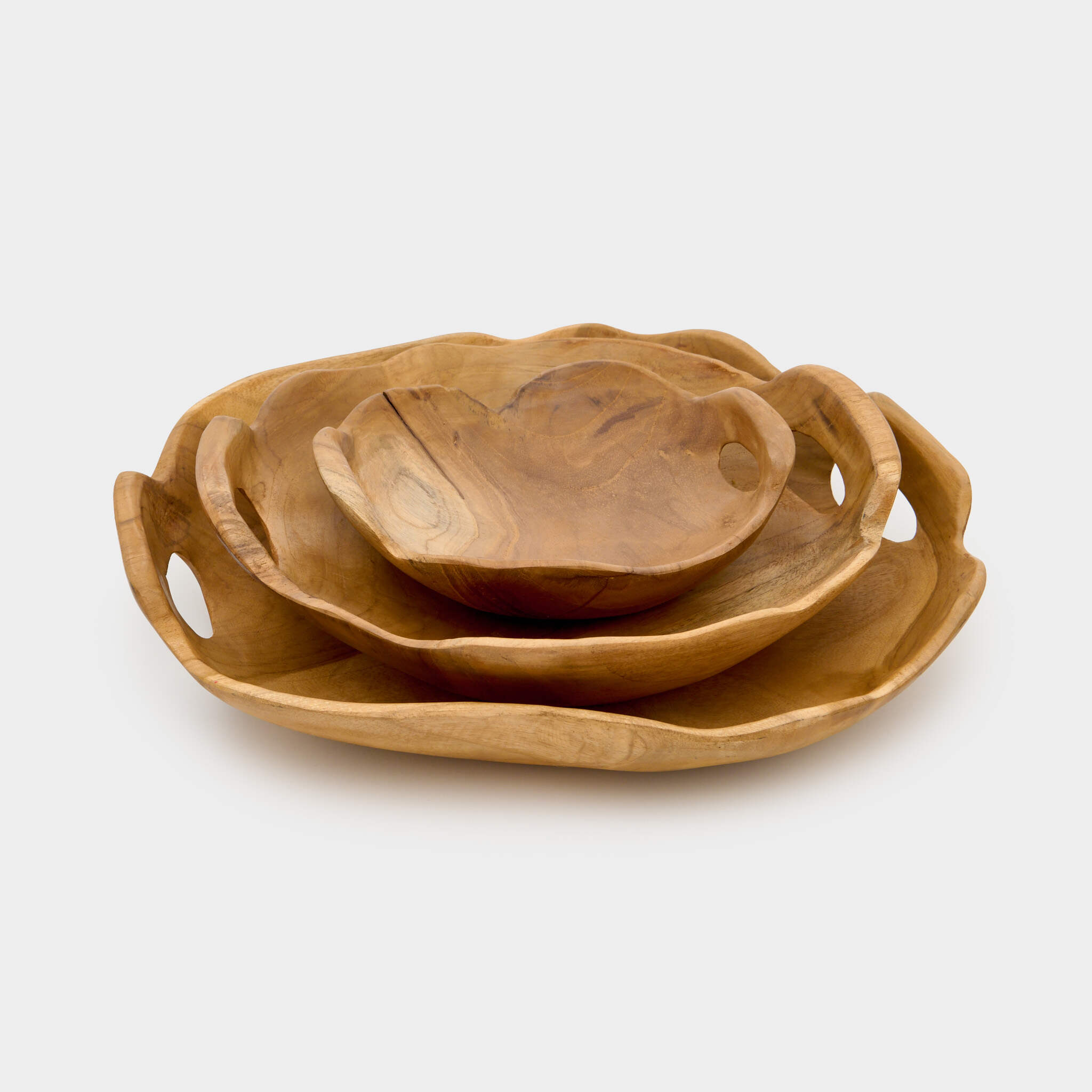 BANDEJA ORGÂNICA MADEIRA COM ALÇA