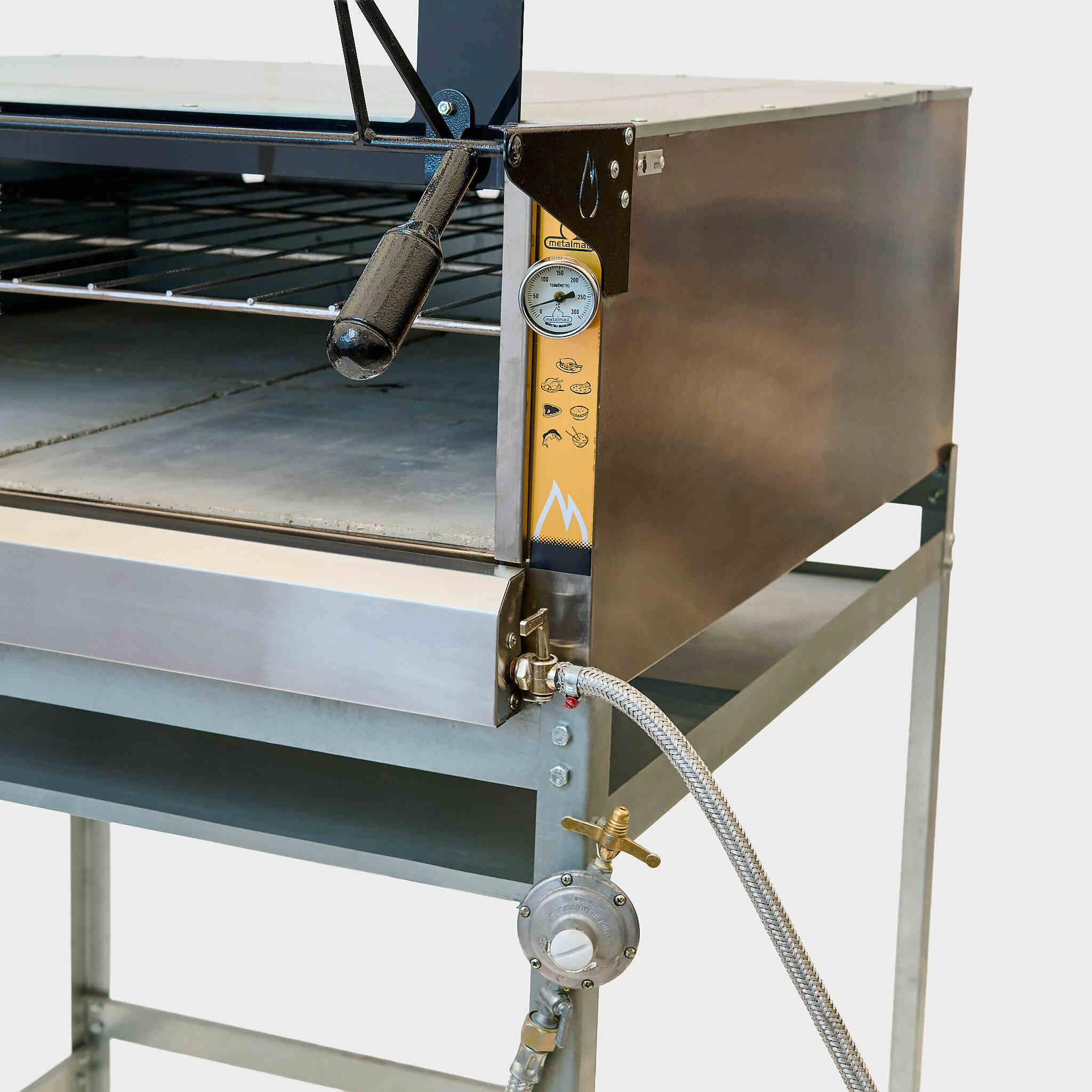 FORNO PEDRA GUILHOTINA A GÁS INTERNO 0.95l X 0.26a X 0.95p EXTERNO 110l X 160a X 115p