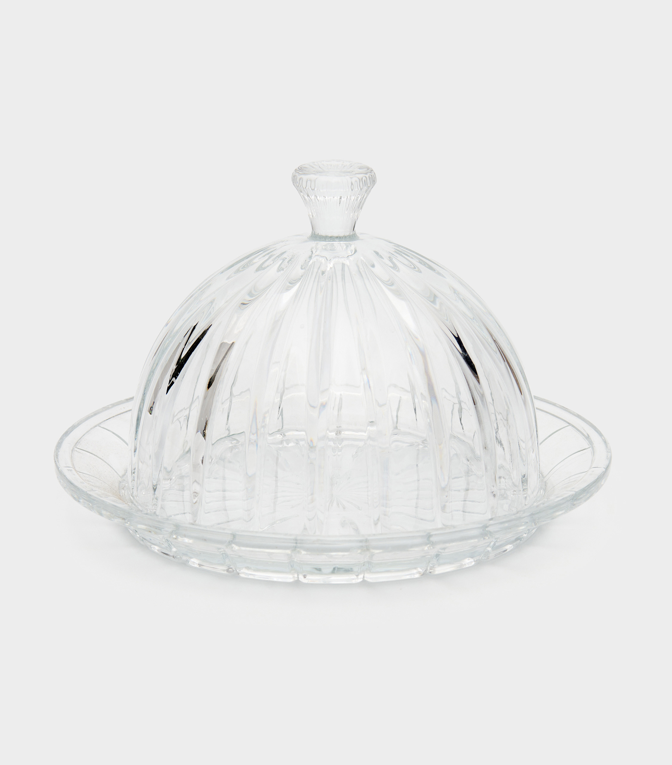 PRATO REDONDO CRISTAL CANELADO BORDA