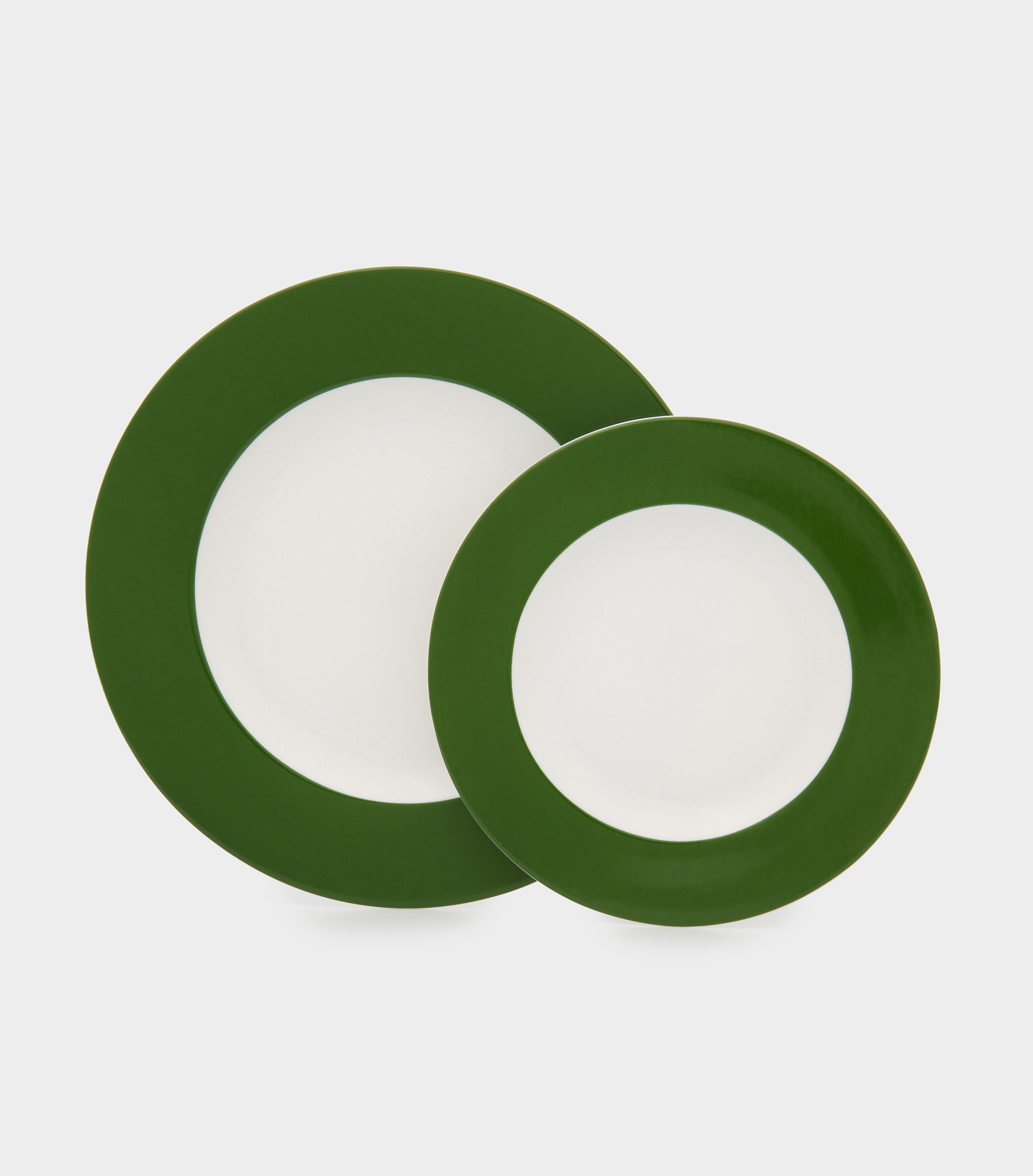 PRATO MESA BORDA VERDE ESCURO