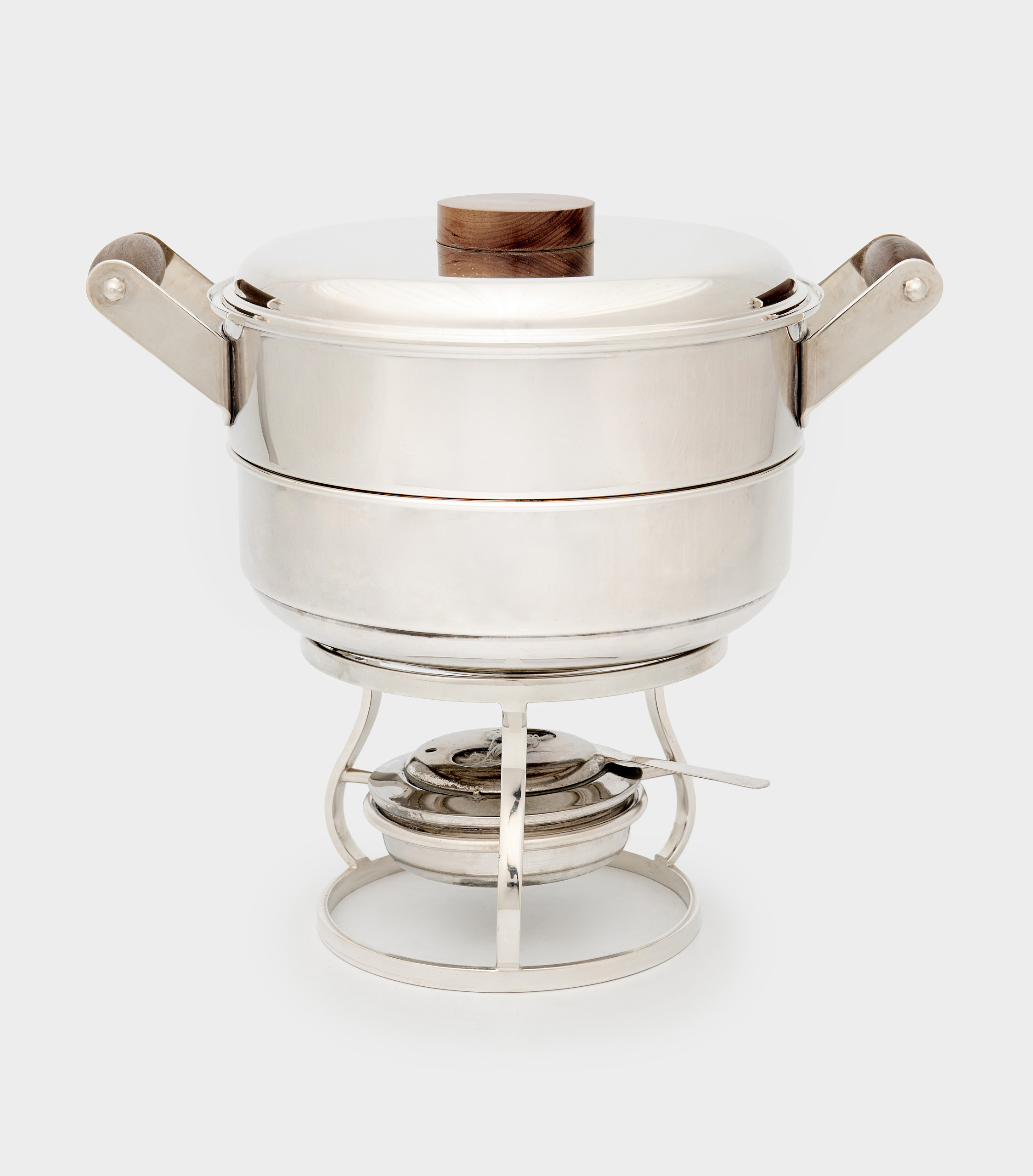 CAÇAROLA PRATA S.J. ALÇA MADEIRA 4l