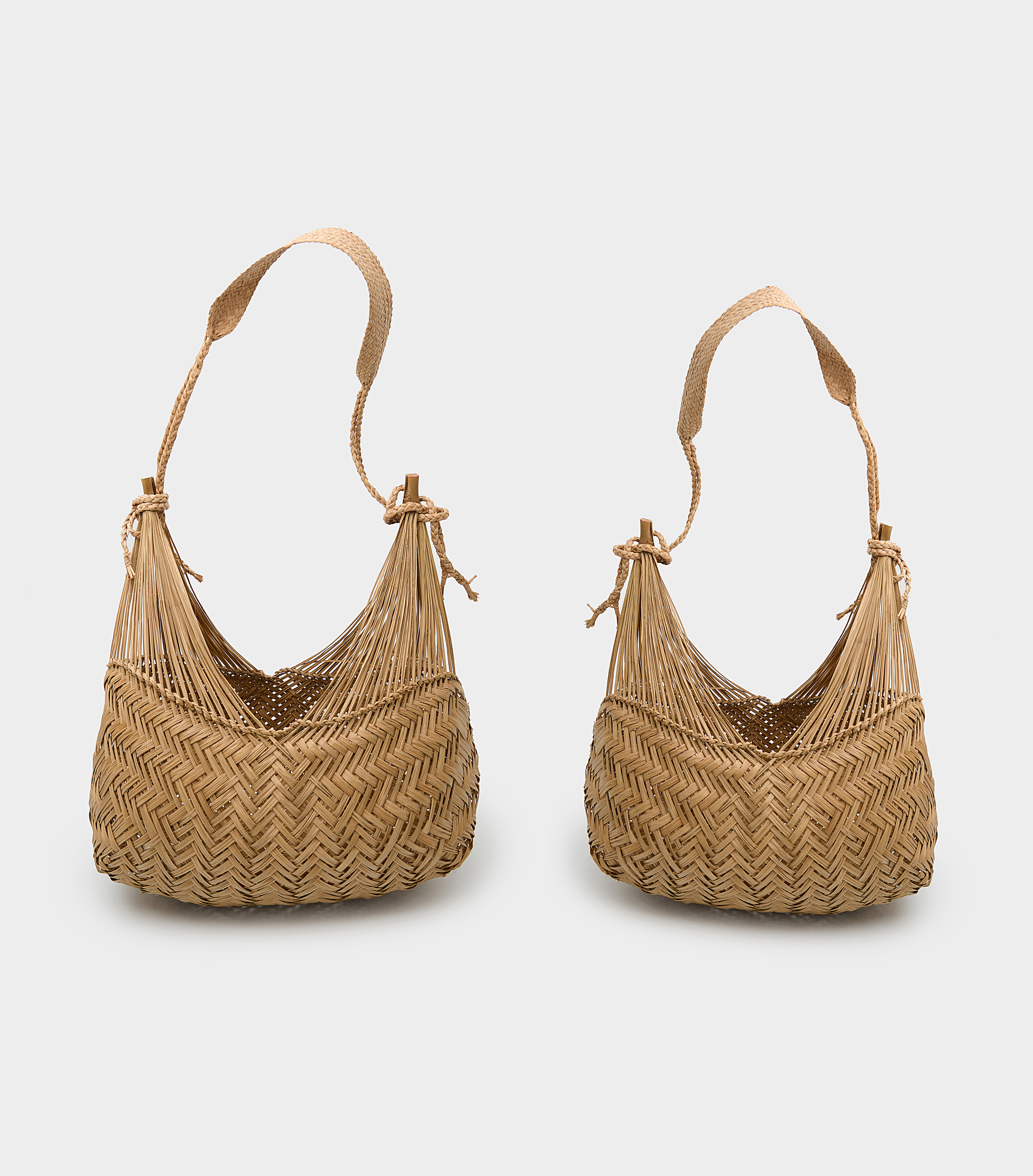 CESTA PALHA PALMEIRA COM ALÇA