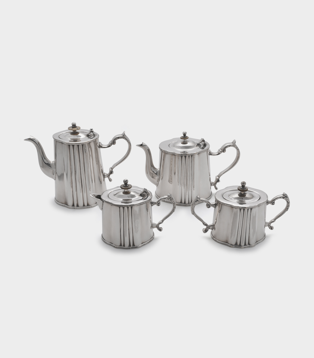 AÇUCAREIRO PRATA COM ALÇA E RODELA OSSO