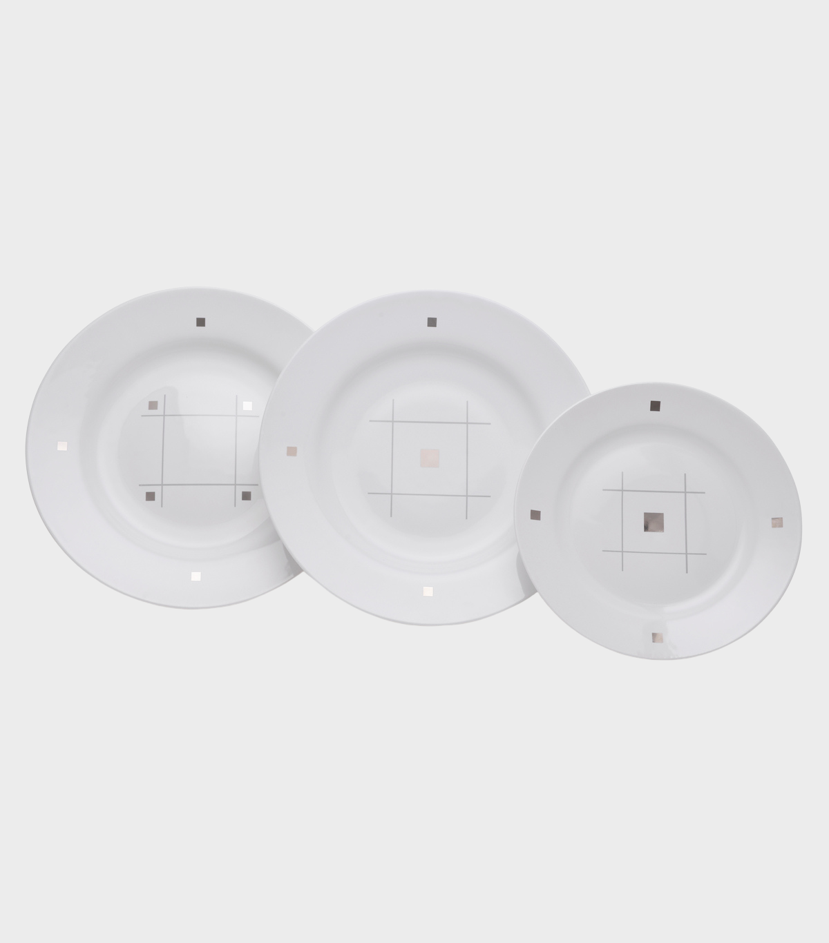 PRATO MESA KOSHER 8 PONTOS PRATA (LEITE)