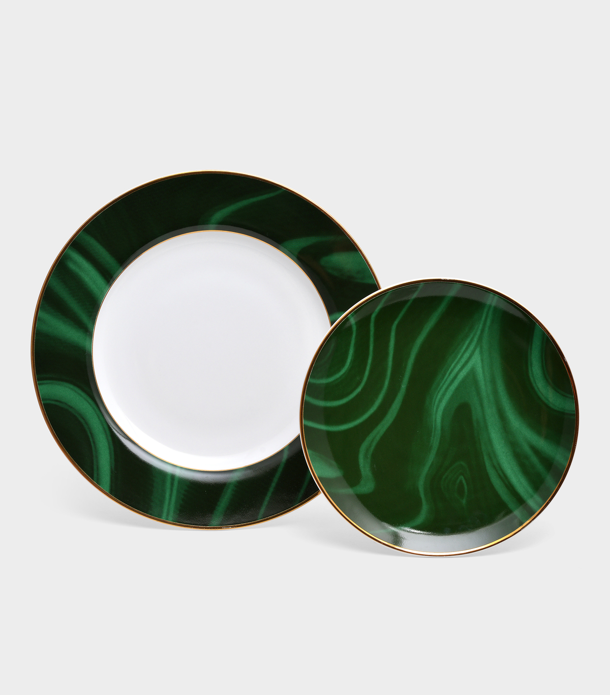 PRATO SOBREMESA KOSHER MALAQUITA (LEITE)