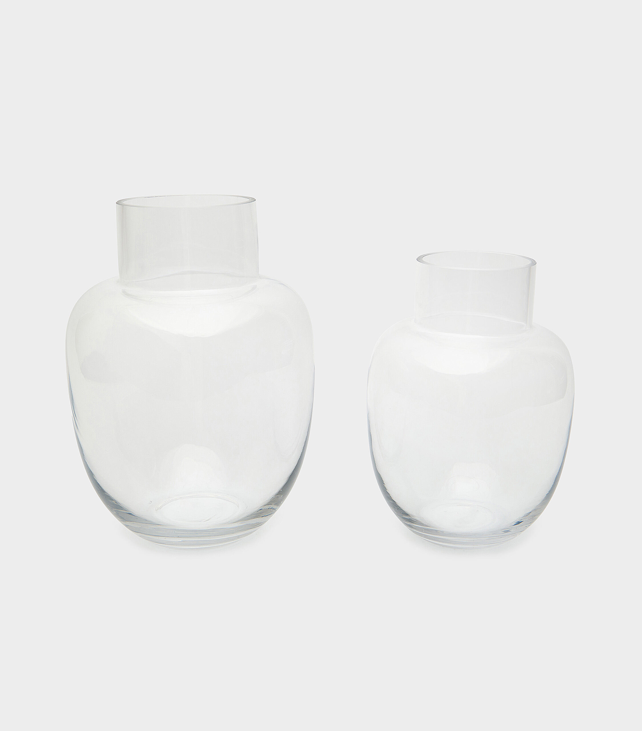 VASO VIDRO BOJUDO PESCOÇO